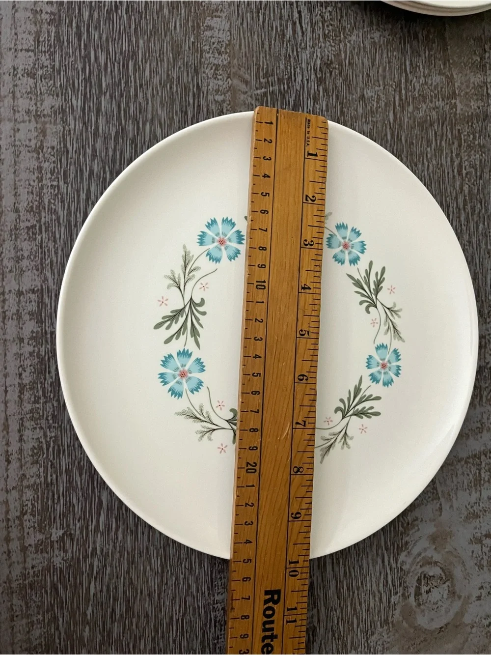 Vintage Taylor Smith & Taylor “Bridal Wreath” dinner plates set of four